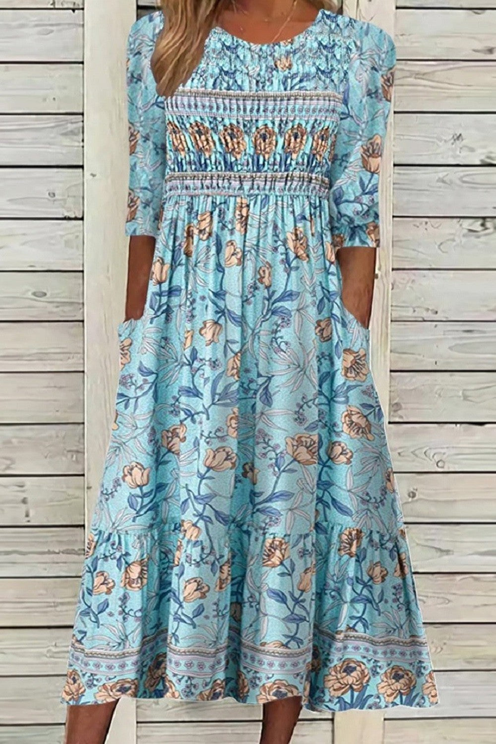 Women’s Floral Print Maxi Dress