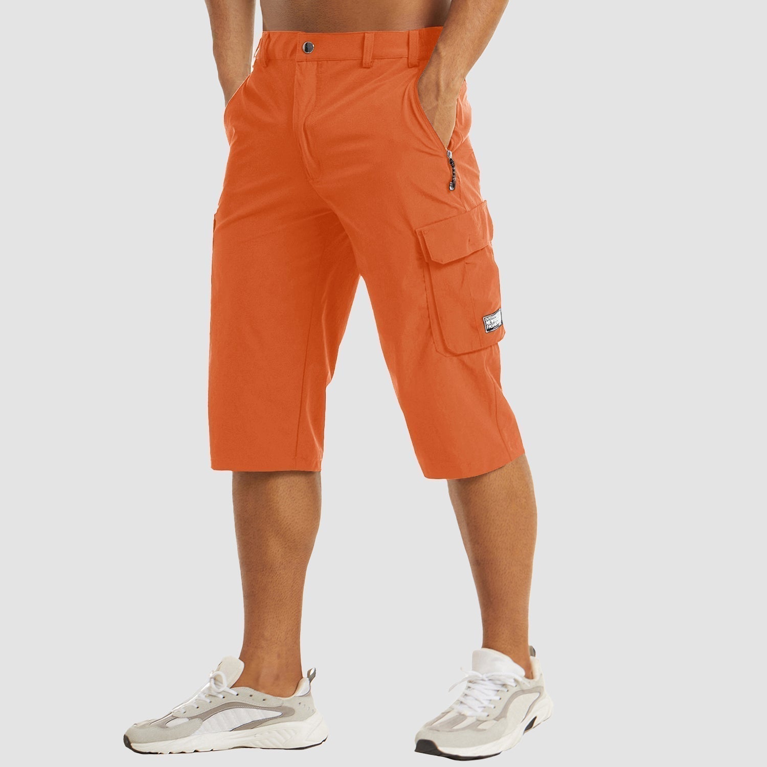 Men’s Quick-Dry Cargo Shorts with Multi-Pocket Outdoor Design