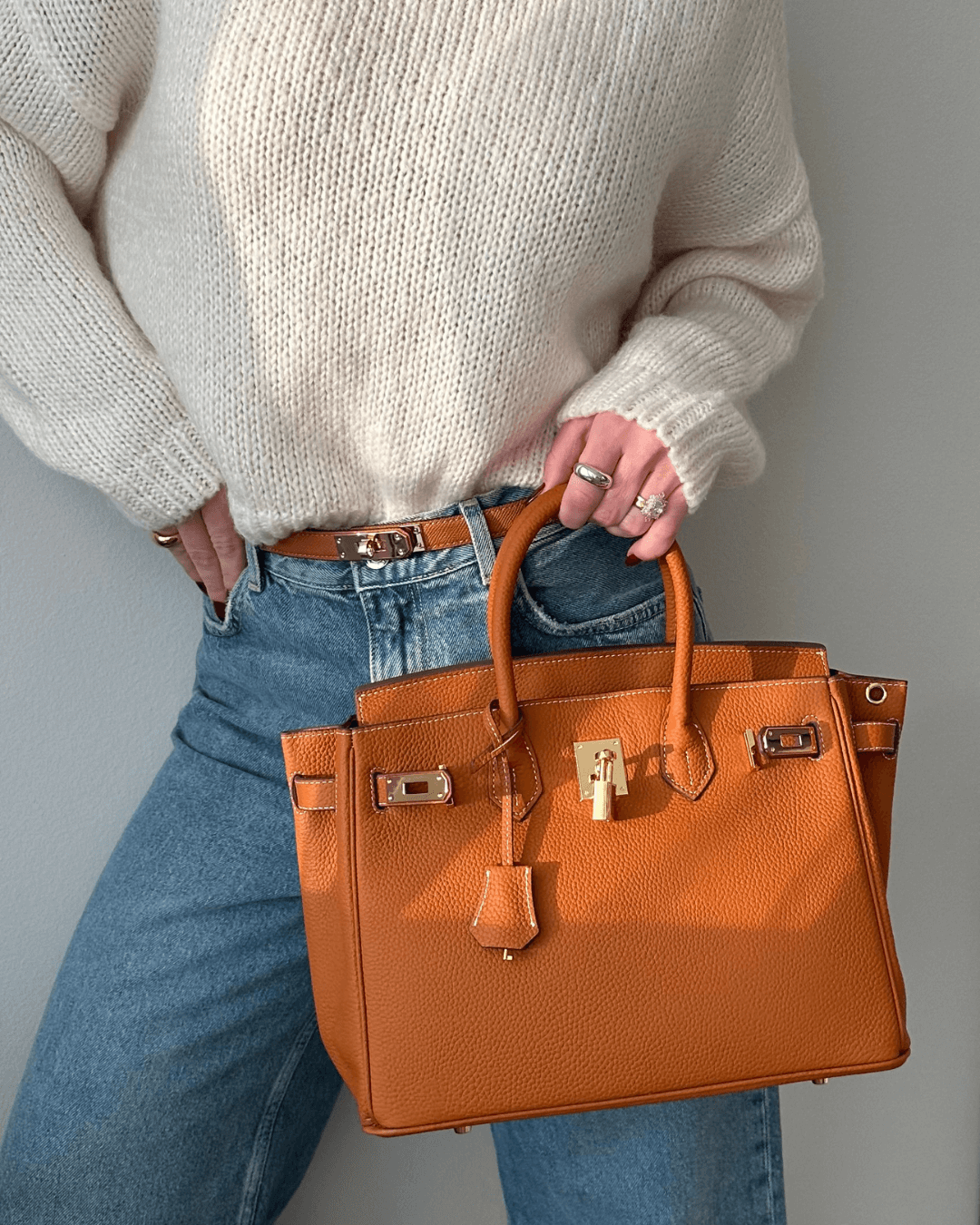 Sac à main structuré pour femme, à poignée supérieure