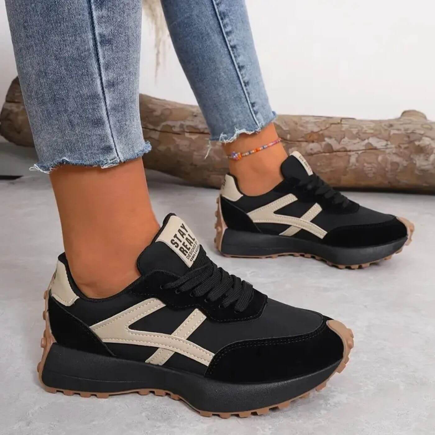 Damsneakers för vardagsbruk utomhus