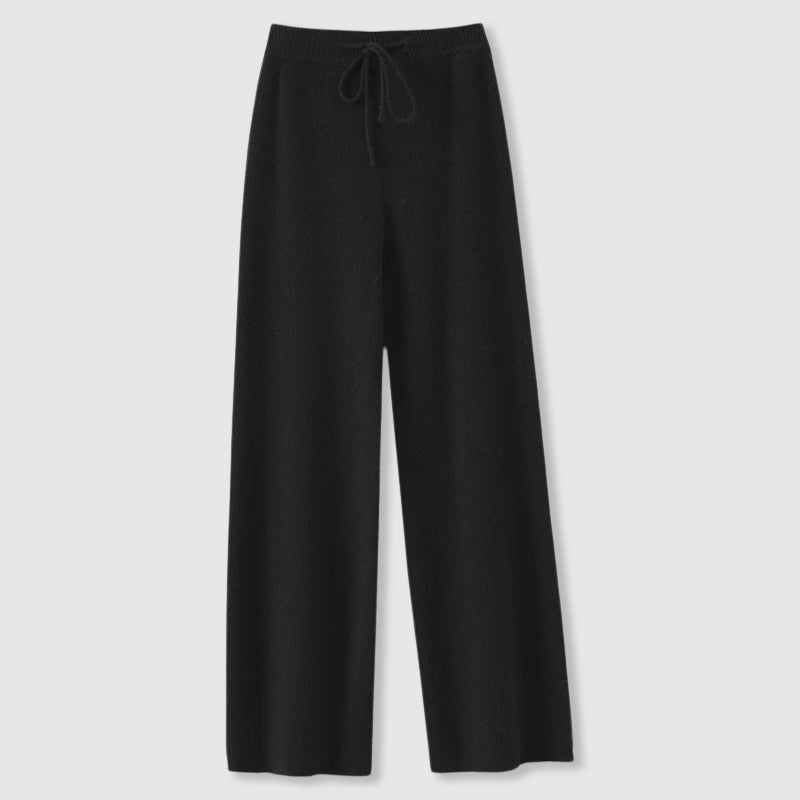 Pantalon tricoté large pour femme