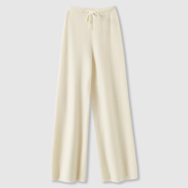 Pantalon tricoté large pour femme