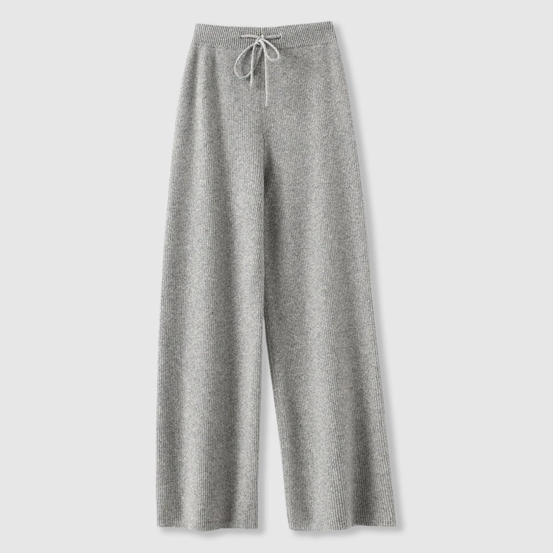 Pantalon tricoté large pour femme