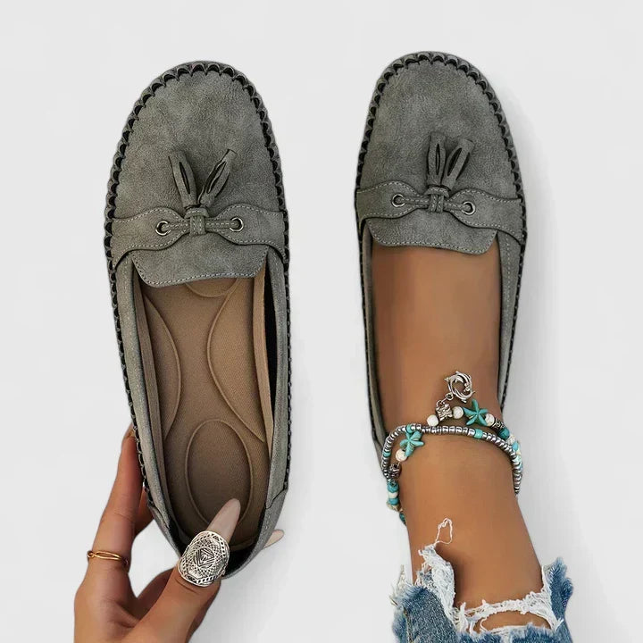 Damen-Casual-Loafer mit Quastendetail