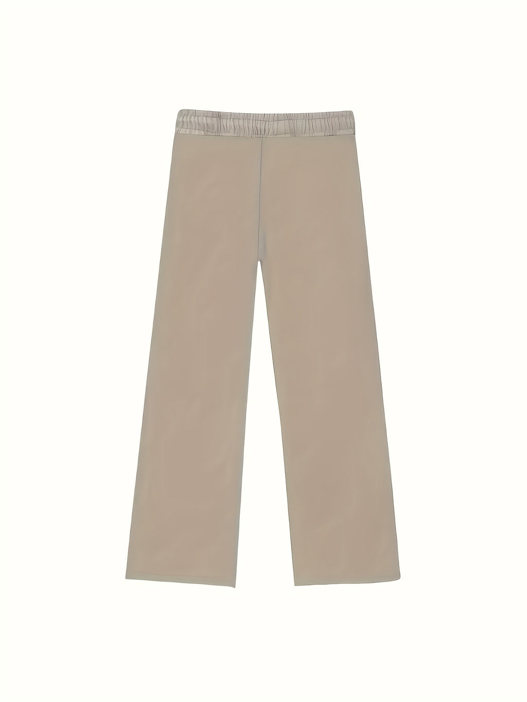 Pantalones de pierna ancha con cordón para hombre