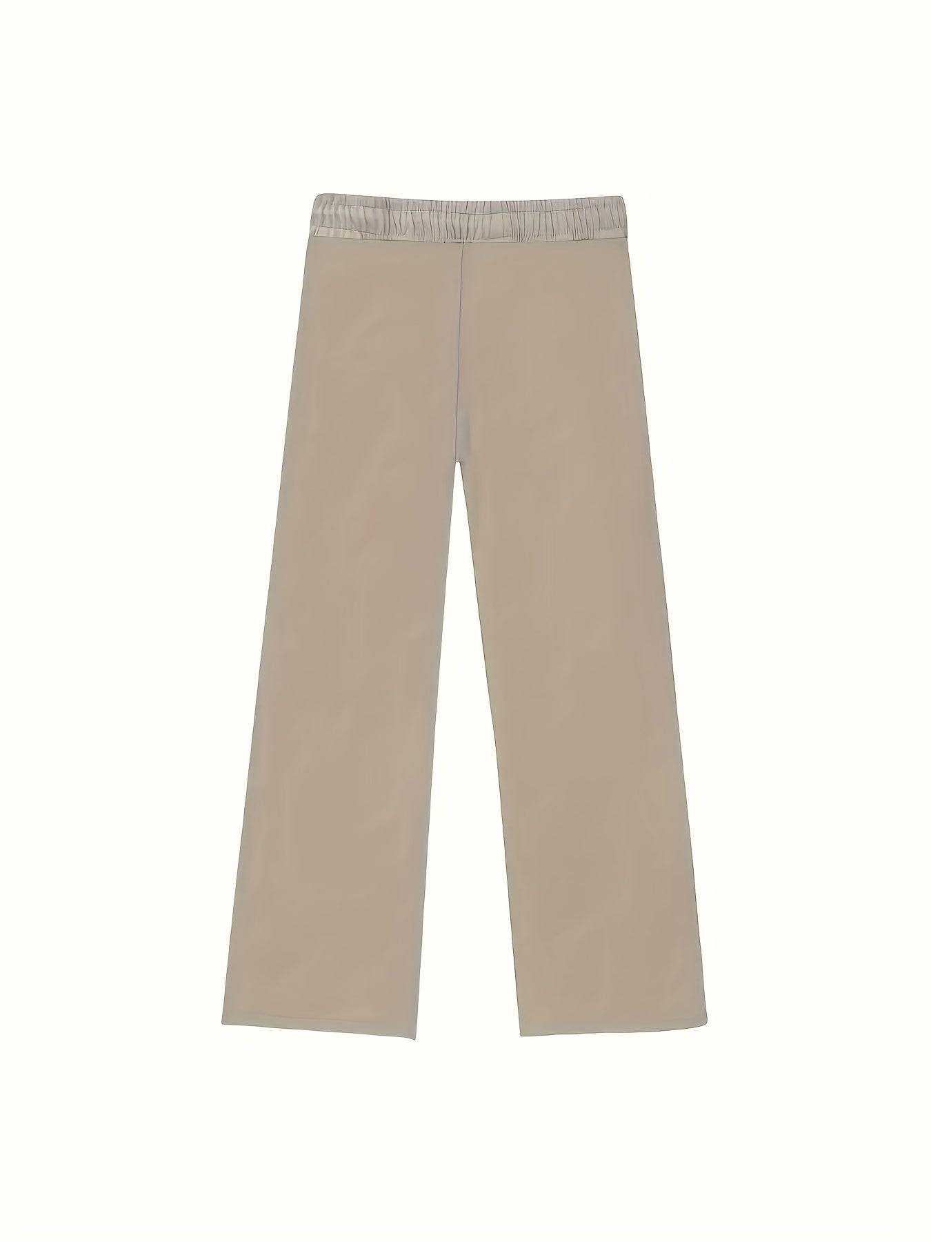 Pantalones de pierna ancha con cordón para hombre