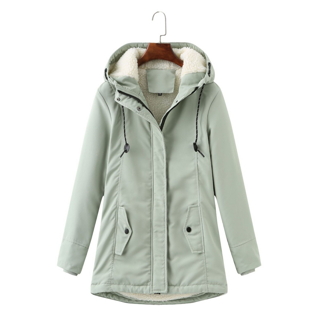 Women’s Fleece Lined Hooded Coat