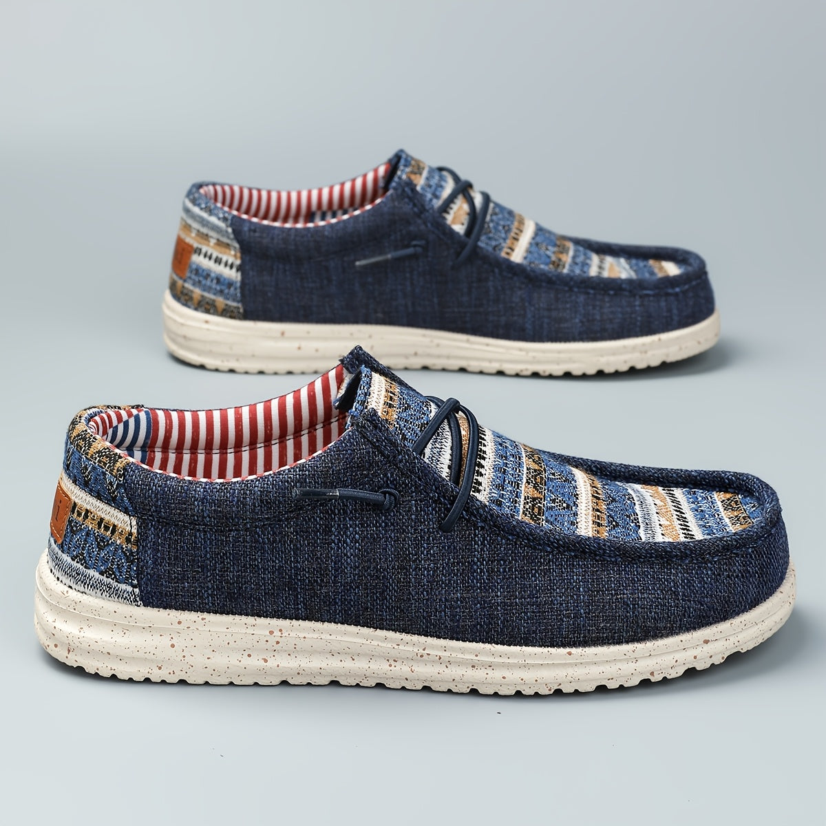 Men's Woven Lace-Up Casual Shoes