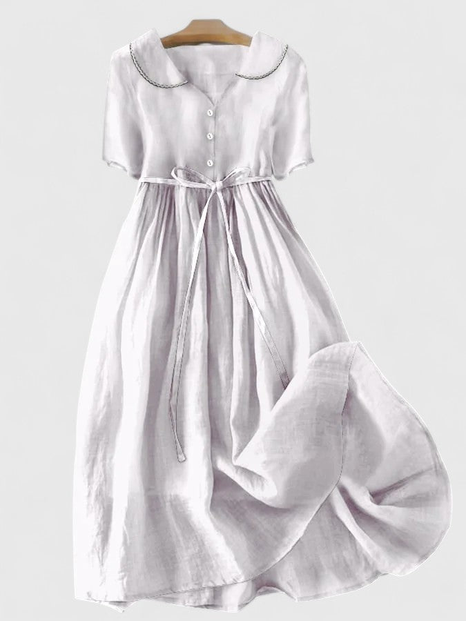 Women’s Peter Pan Collar Midi Dress