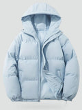 Veste d’hiver matelassée à capuche pour femme