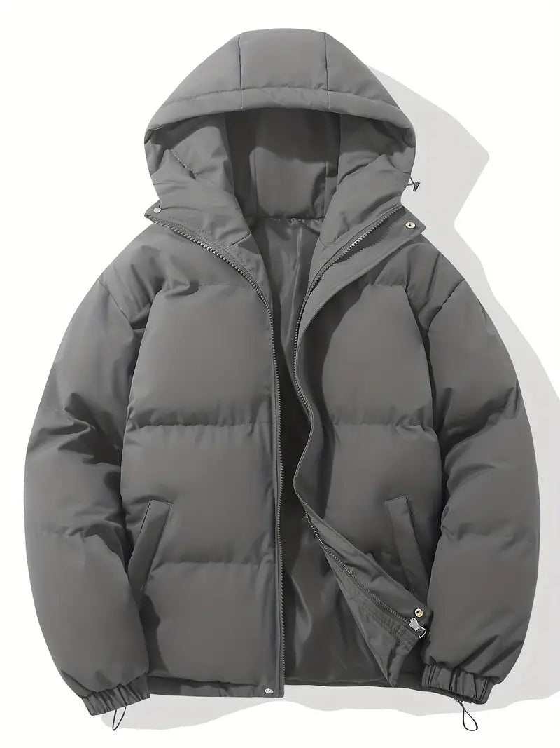 Veste d’hiver matelassée à capuche pour femme