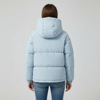 Veste d’hiver matelassée à capuche pour femme