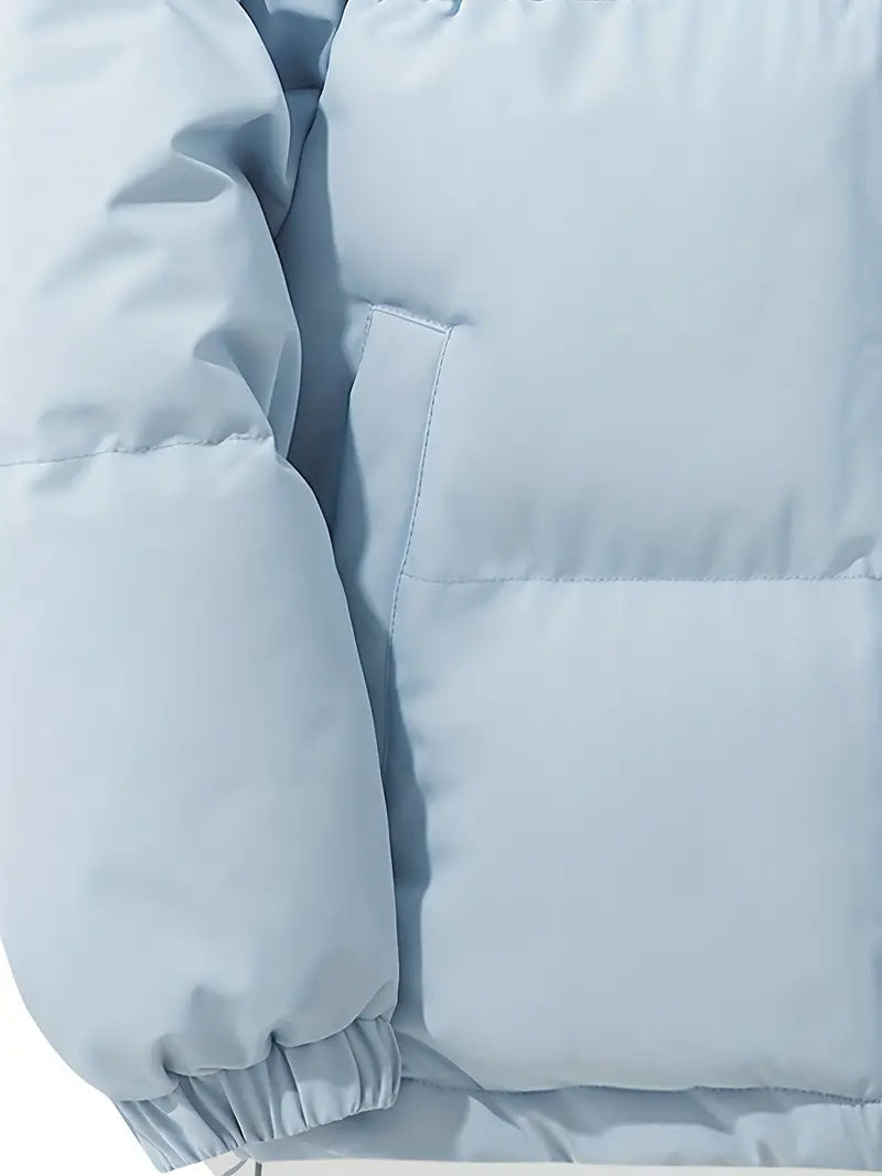 Veste d’hiver matelassée à capuche pour femme