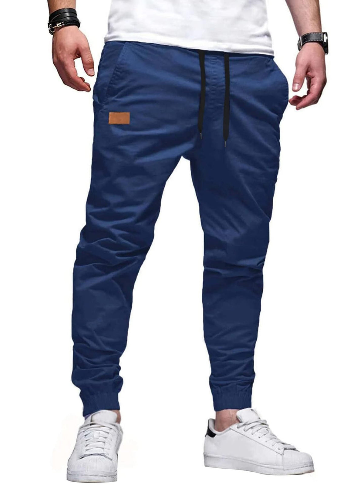 Pantalon de jogging décontracté pour homme avec cordon de serrage