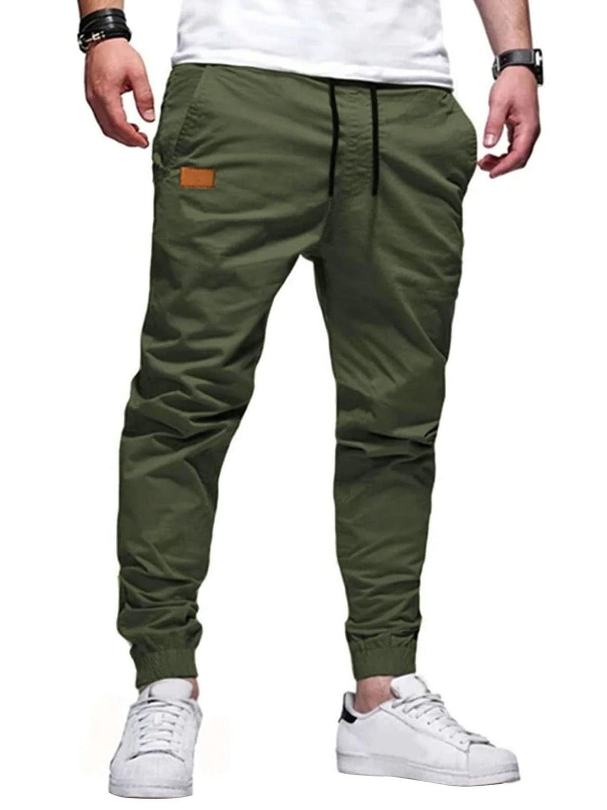 Pantalon de jogging décontracté pour homme avec cordon de serrage