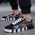 Herren Skateschuhe mit auffälligem Grafikmuster und rutschfester Sohle