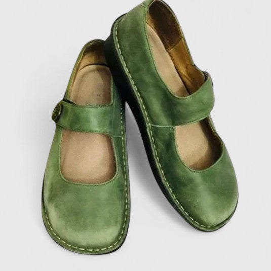 Damen Mary Jane Komfort Ballerinas
