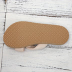 Naisten rusetilliset mukavat slip-on-sandaalit