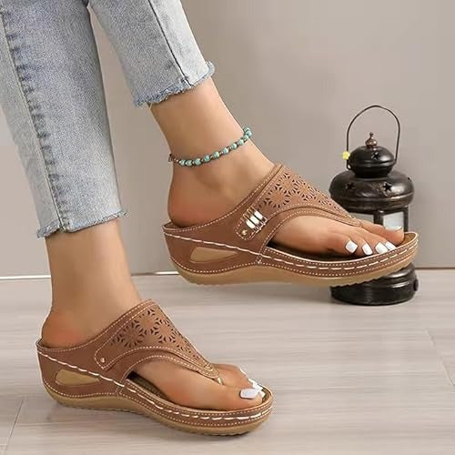 Women’s Cushioned Toe-Post Sandals