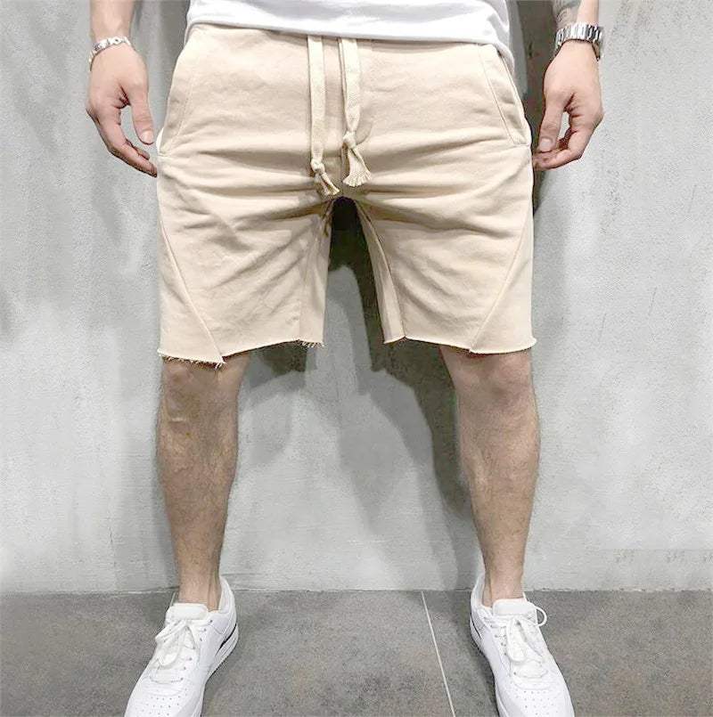 Mens Casual Shorts with Drawstring Waist Soft Comfortable Everyday Summer Style