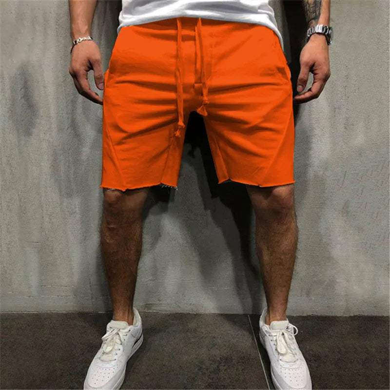 Mens Casual Shorts with Drawstring Waist Soft Comfortable Everyday Summer Style
