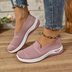 Damen-Strickschuhe zum Hineinschlüpfen fürs Gehen