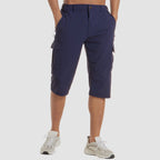 Men’s Quick-Dry Cargo Shorts with Multi-Pocket Outdoor Design