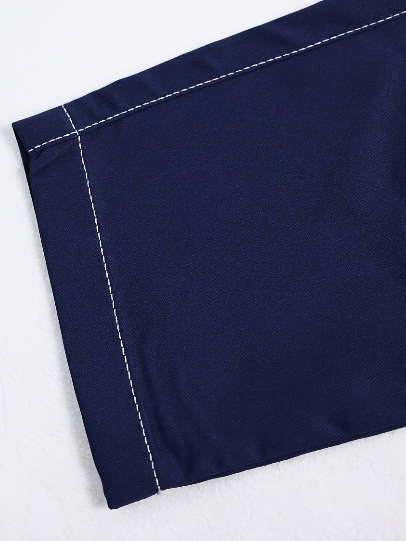 Men's Contrast Stitch Cargo Trousers