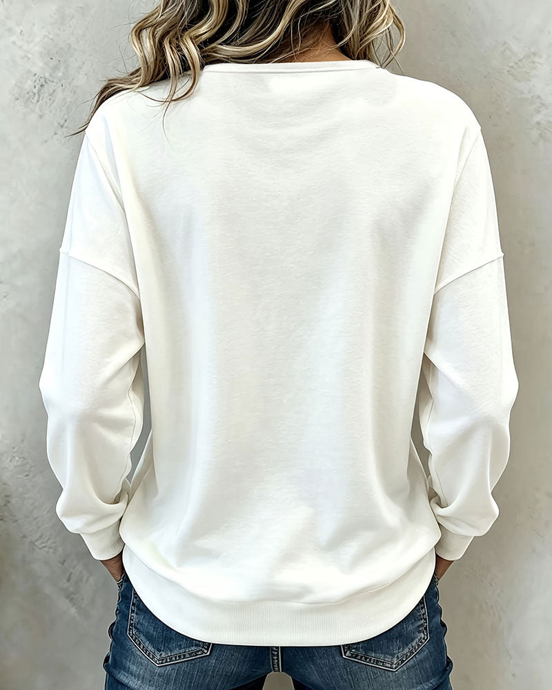 Women’s Lace-Up Ruched Long Sleeve Top