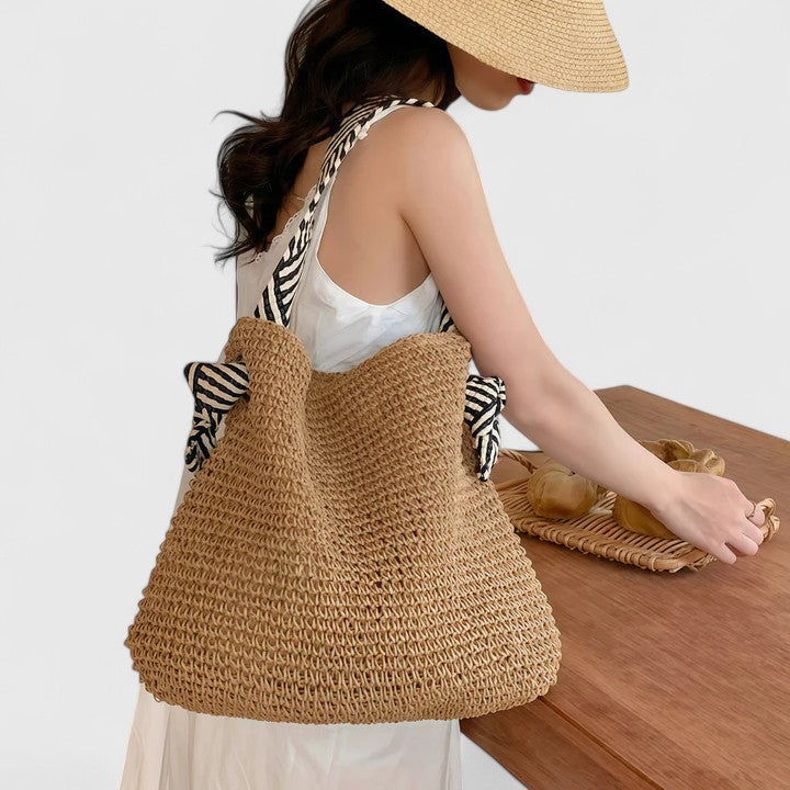 Sac à bandoulière bohème tissé pour femme