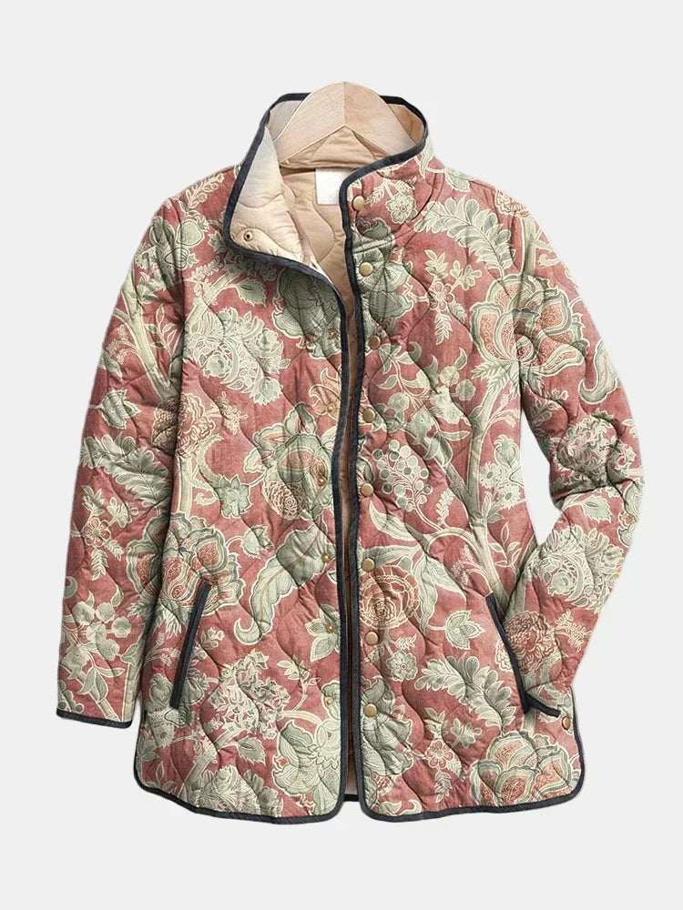 Women’s Paisley Print Quilted Jacket