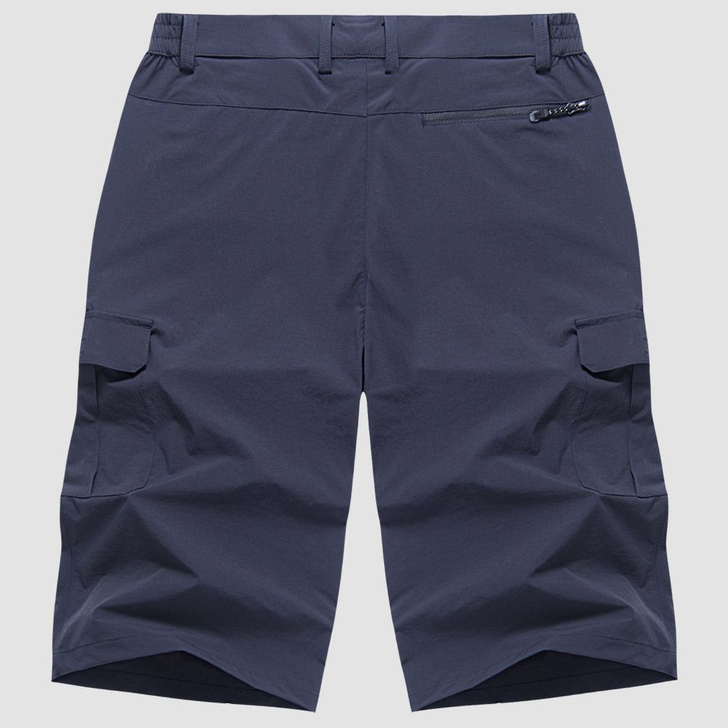 Men’s Quick-Dry Cargo Shorts with Multi-Pocket Outdoor Design