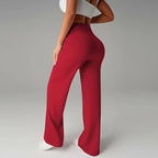 Women's High-Waisted Wide-Leg Trousers