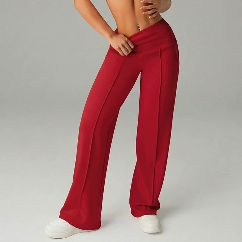 Women's High-Waisted Wide-Leg Trousers