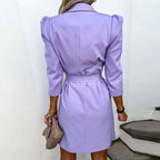 Women’s Belted Blazer Mini Dress