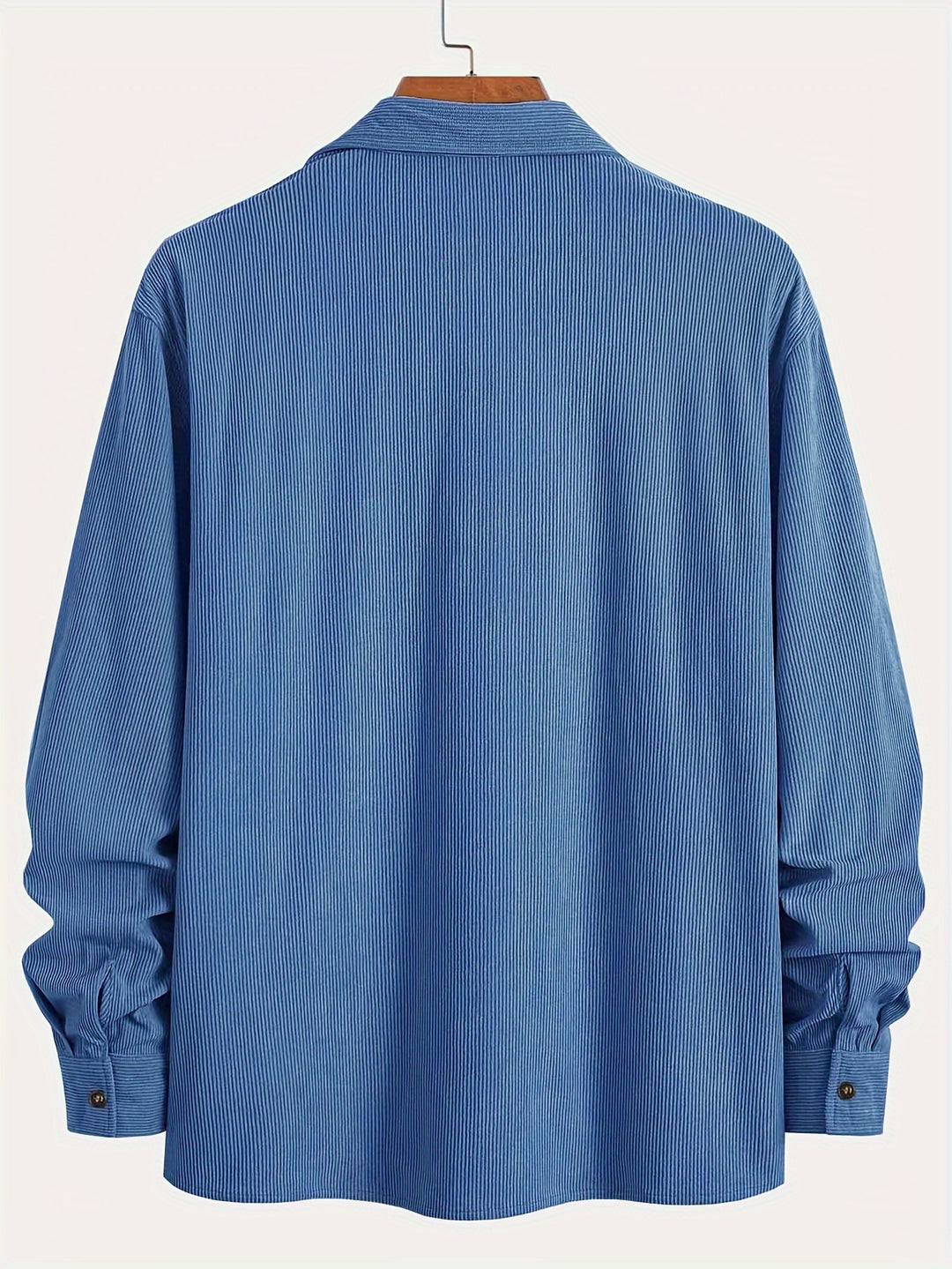 Cordhemd-Jacke mit gerippter Textur für lässigen, geschichteten Alltagsstil