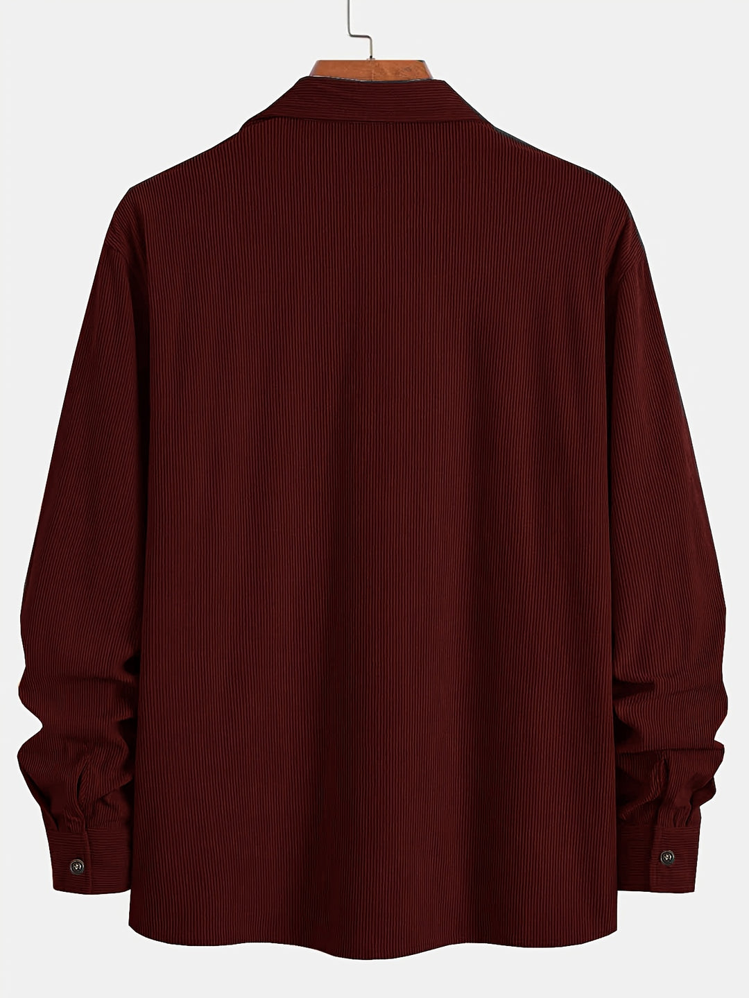 Cordhemd-Jacke mit gerippter Textur für lässigen, geschichteten Alltagsstil