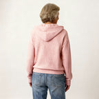 Women's Textured Hooded Zip-Up Jacket