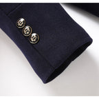 Men’s Stand Collar Long Coat