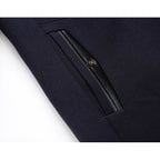 Men’s Stand Collar Long Coat