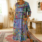 Women's Printed Relaxed Maxi Dress