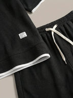 Men’s Contrast Trim T-Shirt Set