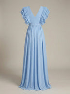 Women’s Ruffle Sleeve Maxi Dress