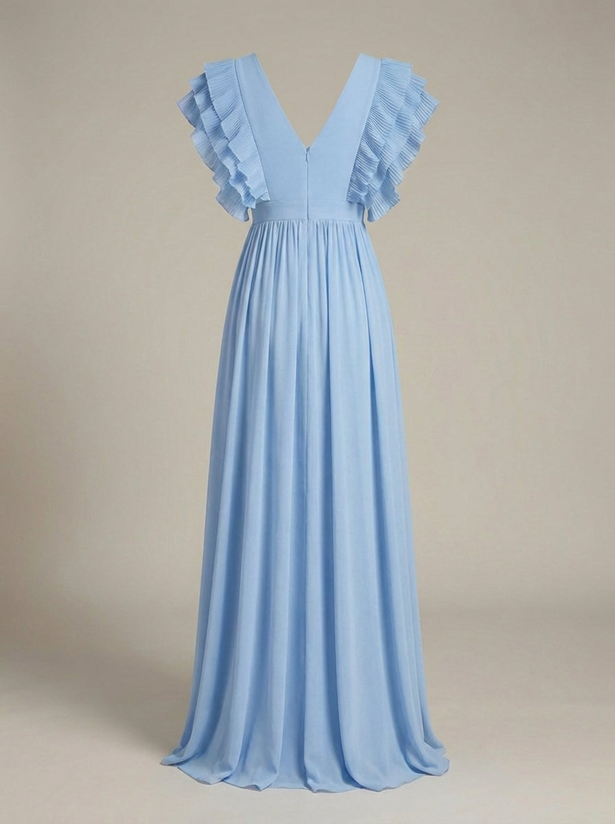 Women’s Ruffle Sleeve Maxi Dress