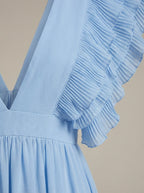 Women’s Ruffle Sleeve Maxi Dress