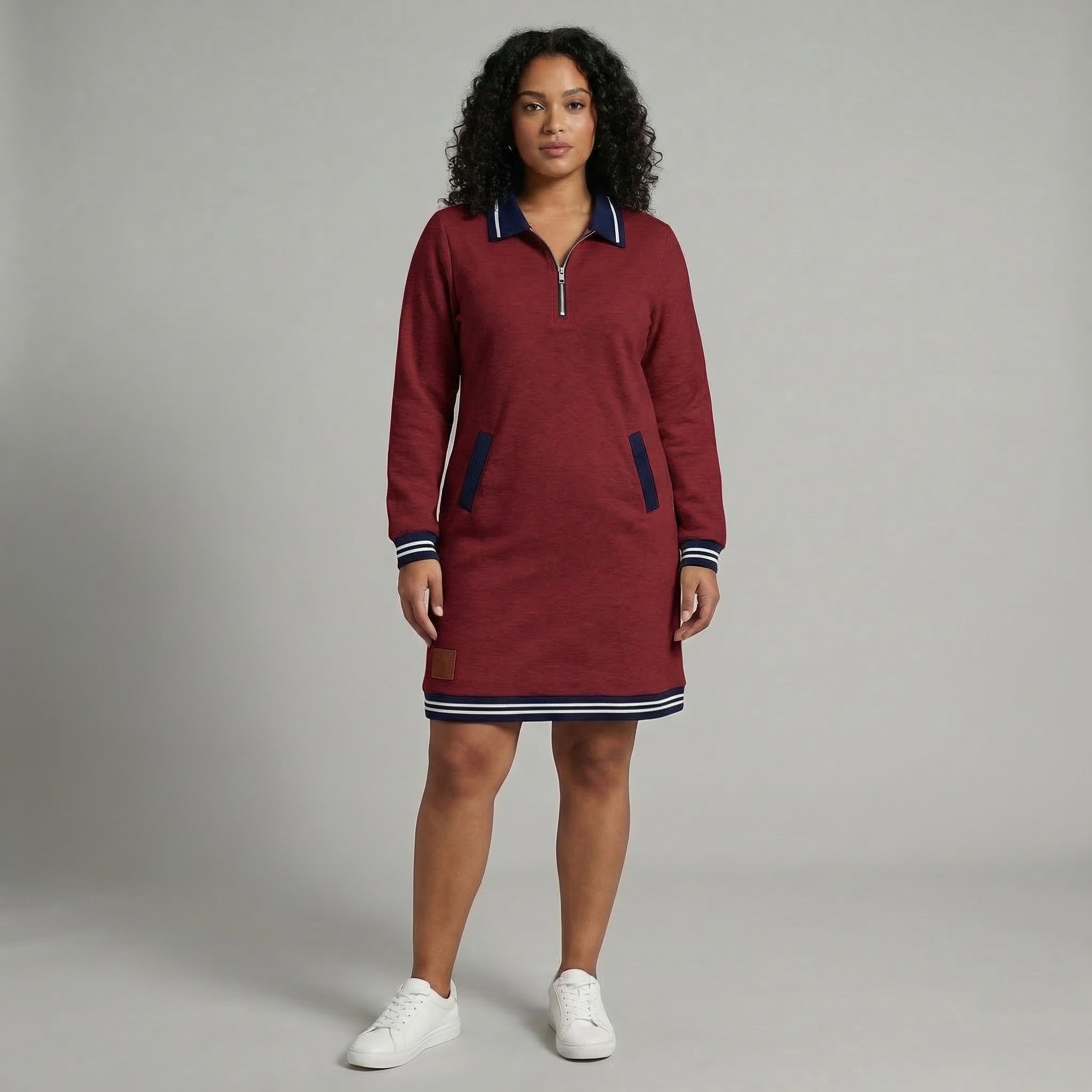 Women’s Maxi V-Neck Long Sleeve Floral Print Dress