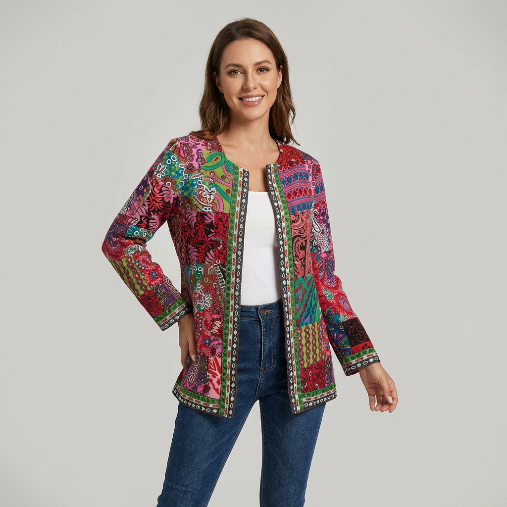 Women’s Bohemian Print Jacket