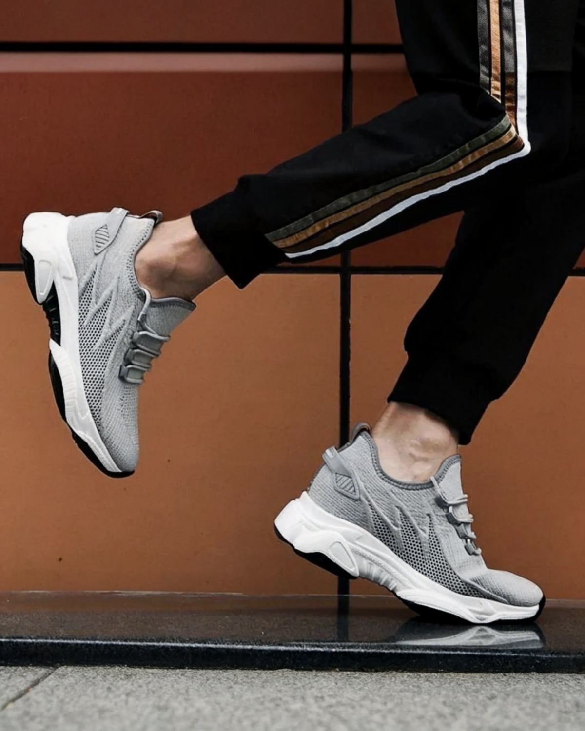 Atmungsaktive Slip-on-Wanderschuhe für Damen
