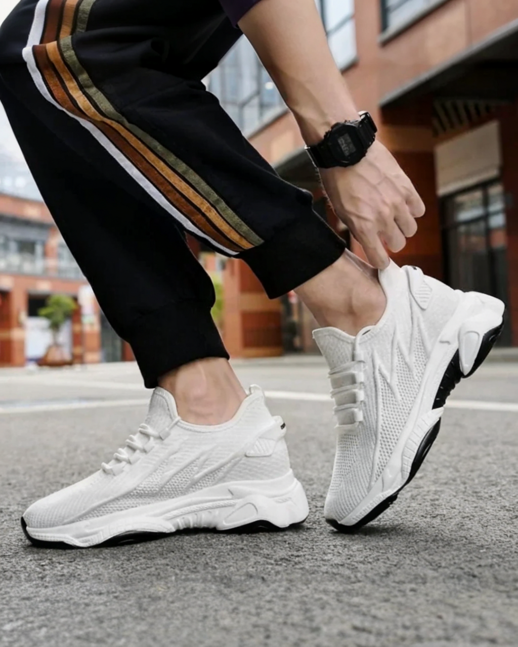 Atmungsaktive Slip-on-Wanderschuhe für Damen