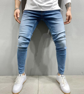 Herren Stretch Slim Fit Jeans mit flexiblem Denim für den Alltag